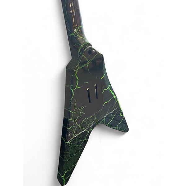 Used Dunable Guitars ASTEROID GREEN CRACK Solid Body Electric Guitar