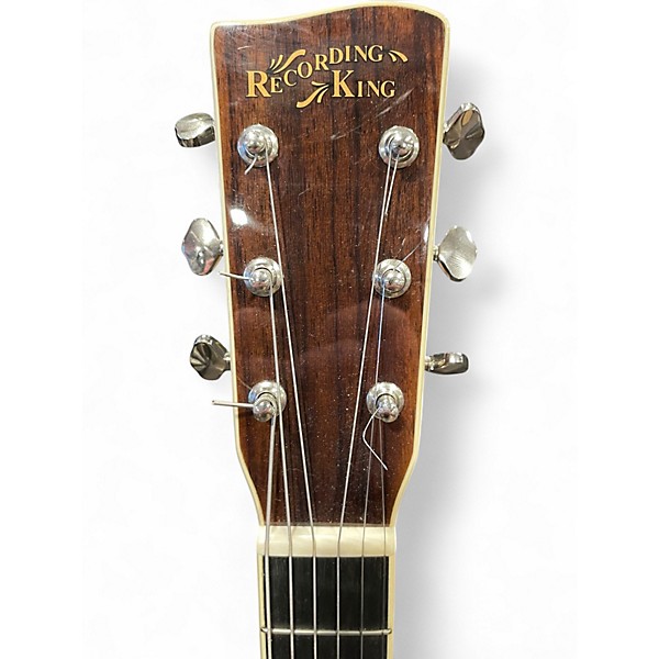 Used Recording King RP342 Natural Acoustic Electric Guitar