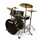 Used TAMA 5 Piece Imperialstar Complete Drum Set With MEINL HCS Cymbals Black Oak Drum Kit