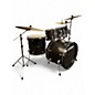 Used TAMA 5 Piece Imperialstar Complete Drum Set With MEINL HCS Cymbals Black Oak Drum Kit