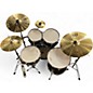 Used TAMA 5 Piece Imperialstar Complete Drum Set With MEINL HCS Cymbals Black Oak Drum Kit