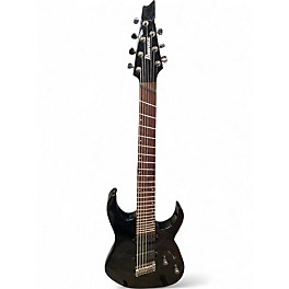 Used Ibanez RGMS8 Black Solid Body Electric Guitar