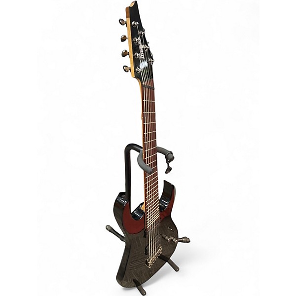 Used Ibanez RGMS8 Black Solid Body Electric Guitar