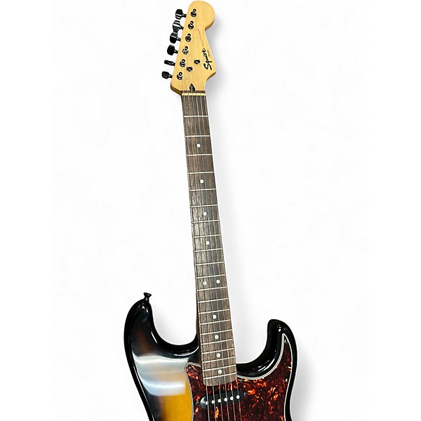 Used Squier Bullet Stratocaster 2 Tone Sunburst Solid Body Electric Guitar