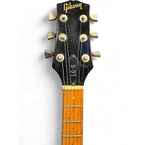 Vintage 1974 Gibson L6S Natural Solid Body Electric Guitar