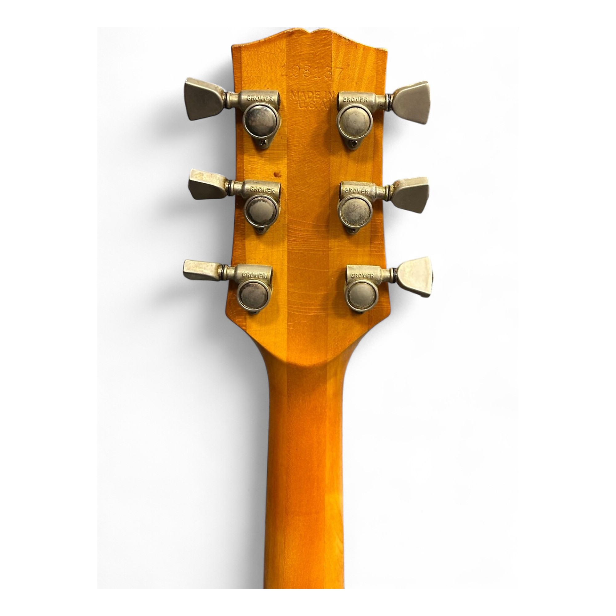 Vintage 1974 Gibson L6S Natural Solid Body Electric Guitar