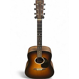 Used Martin x series 2 Tone Sunburst Acoustic Electric Guitar
