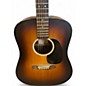 Used Martin x series 2 Tone Sunburst Acoustic Electric Guitar
