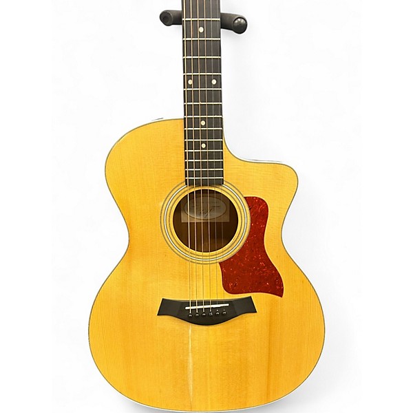 Used Taylor 214CE Natural Acoustic Electric Guitar