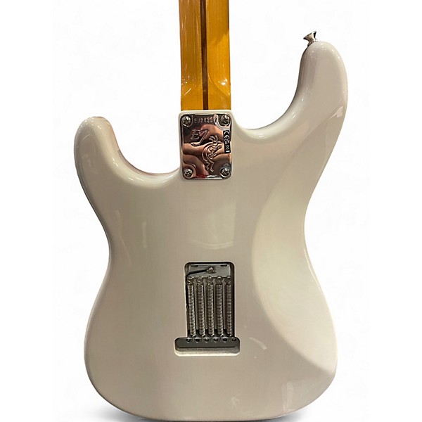 Used Fender Artist Series Eric Johnson Stratocaster White Solid Body Electric Guitar