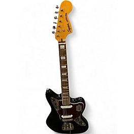 Used Squier Classic Vibe 70s Jaguar Black Solid Body Electric Guitar