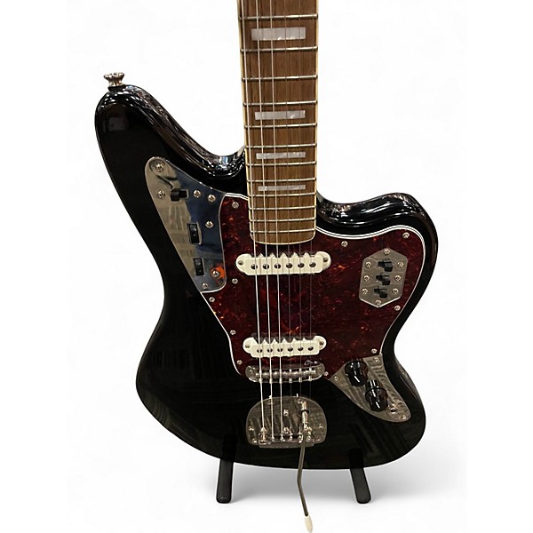 Used Squier Classic Vibe 70s Jaguar Black Solid Body Electric Guitar