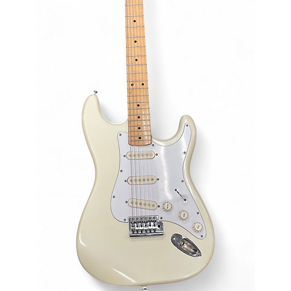 Used Hondo 6 STRING Antique White Solid Body Electric Guitar