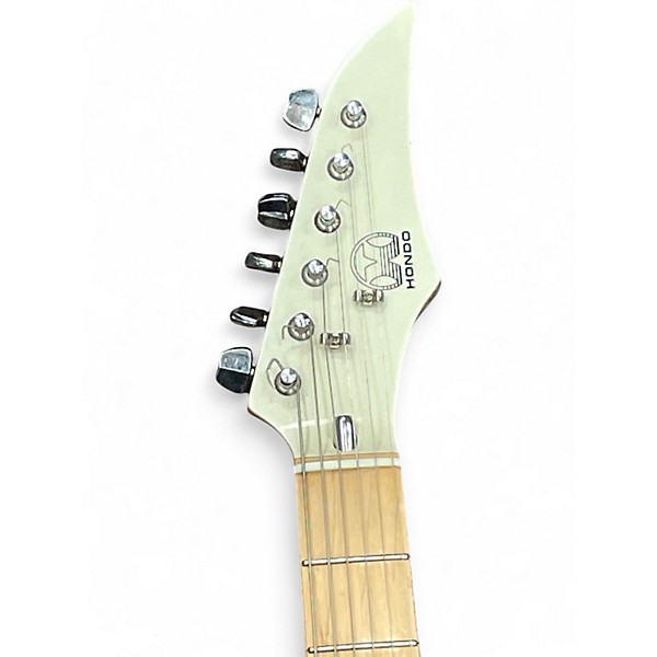 Used Hondo 6 STRING Antique White Solid Body Electric Guitar