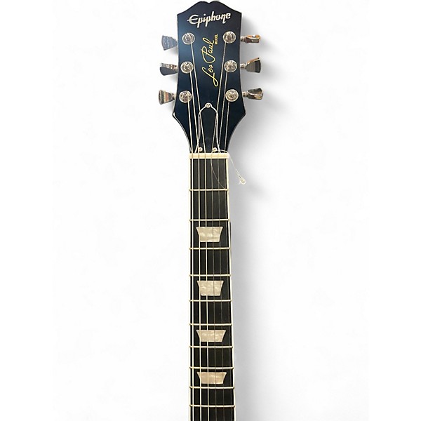 Used Epiphone LES PAUL MODERN BLUEBERRY FADE Solid Body Electric Guitar