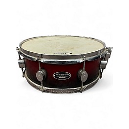 Used PDP by DW 5X14 FS SERIES Red to Black Fade Drum