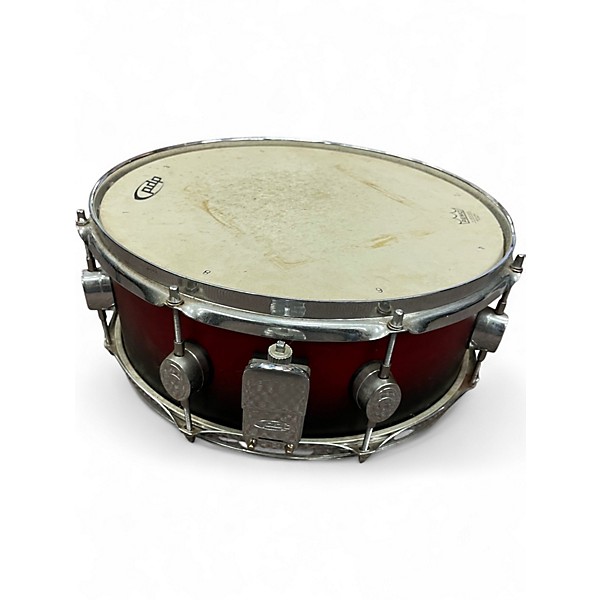Used PDP by DW 5X14 FS SERIES Red to Black Fade Drum