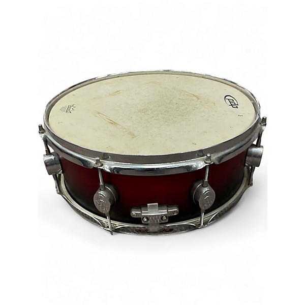 Used PDP by DW 5X14 FS SERIES Red to Black Fade Drum