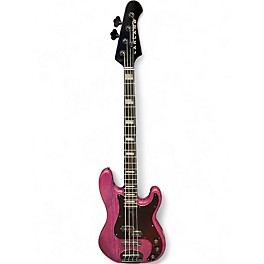 Used Lakland 44-64 Skyline Series GZ Trans Purple Electric Bass Guitar