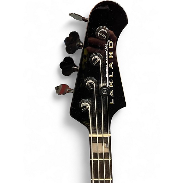 Used Lakland 44-64 Skyline Series GZ Trans Purple Electric Bass Guitar