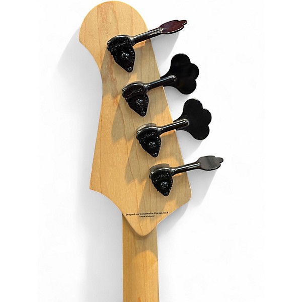 Used Lakland 44-64 Skyline Series GZ Trans Purple Electric Bass Guitar