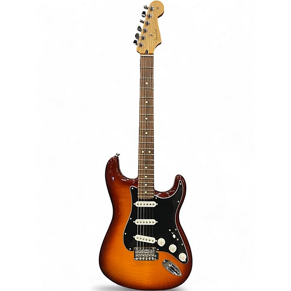 Used Fender Player Plus Stratocaster Caramel Burst Solid Body Electric Guitar