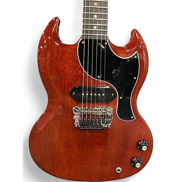 Used Gibson SG Junior Aged Cherry Solid Body Electric Guitar