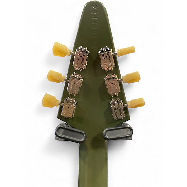 Used Gibson Flying V Tribute Olive Drab Solid Body Electric Guitar