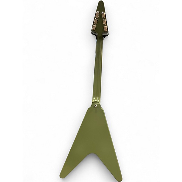 Used Gibson Flying V Tribute Olive Drab Solid Body Electric Guitar