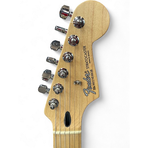 Used Fender Stratocaster Black Solid Body Electric Guitar