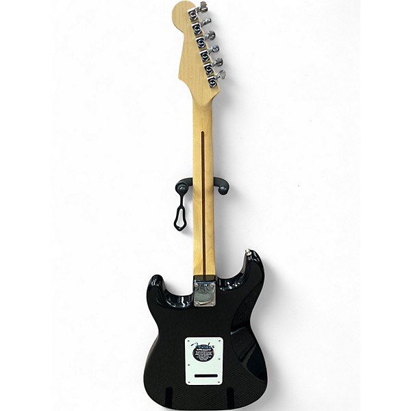 Used Fender Stratocaster Black Solid Body Electric Guitar
