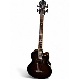 Used Ibanez AEB10EDVS DARK VIOLIN SUNBURST Acoustic Bass Guitar