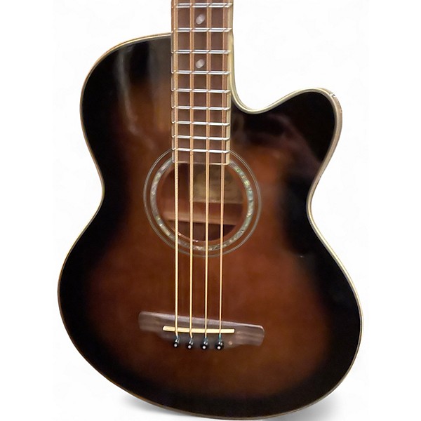 Used Ibanez AEB10EDVS DARK VIOLIN SUNBURST Acoustic Bass Guitar