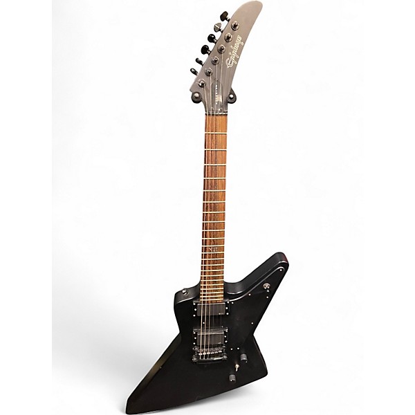 Used Epiphone 1958 Goth Explorer Flat Black Solid Body
