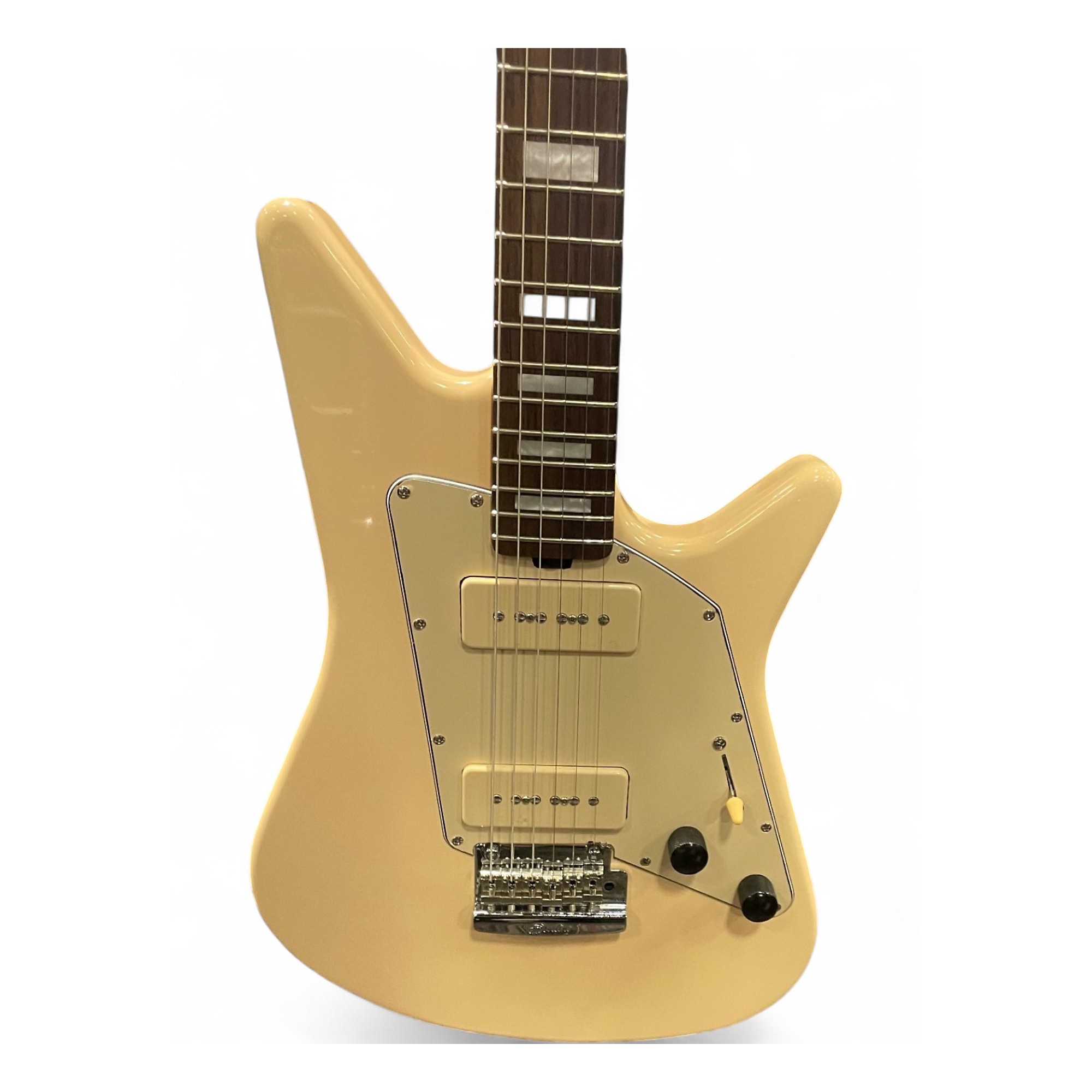 Used Sterling by Music Man ALBERT LEE AL40P Cream Solid Body