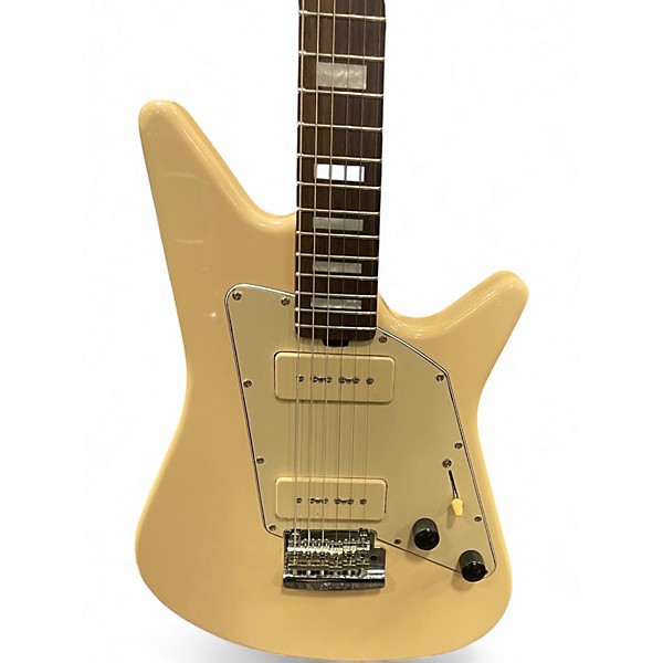 Used Sterling by Music Man ALBERT LEE AL40P Cream Solid Body Electric Guitar