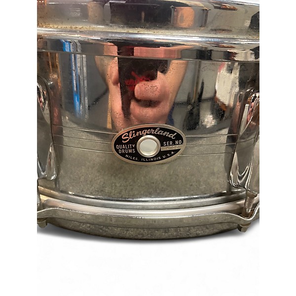 Used Slingerland 14X4.5 Sound King Chrome Drum