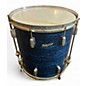 Vintage 1960s Rogers 3 Piece Holiday Blue Onyx Drum Kit