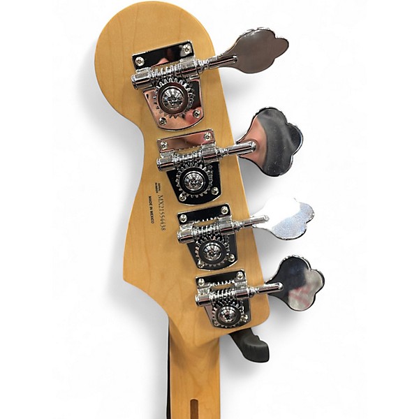 Used Fender Player Jazz Bass Plus Top Blue Burst Electric Bass Guitar