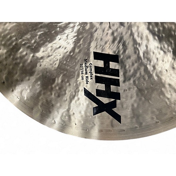 Used SABIAN 22in HHX Complex Medium Ride Cymbal