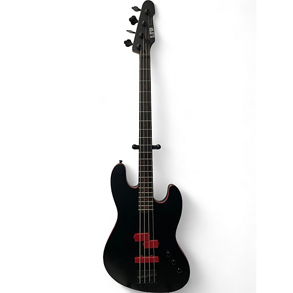 Used ESP LTD Frank Bello FB-204 Satin Red Electric Bass Guitar
