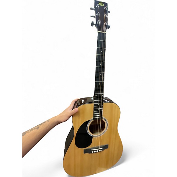 Used Rouge RG624 LH Natural Acoustic Guitar
