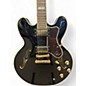 Used 2022 Epiphone Sheraton II PRO Black and Gold Hollow Body Electric Guitar