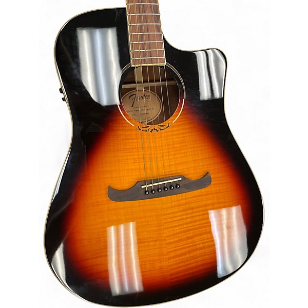 Used Fender T Bucket 300CE Sunburst Acoustic Electric Guitar