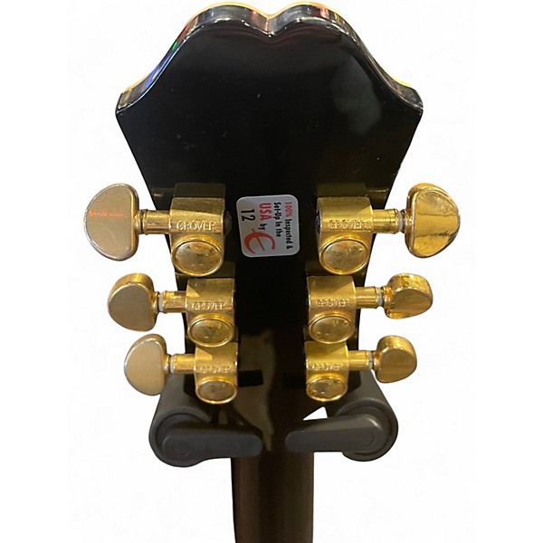 Used Epiphone EJ200CE Black Acoustic Electric Guitar