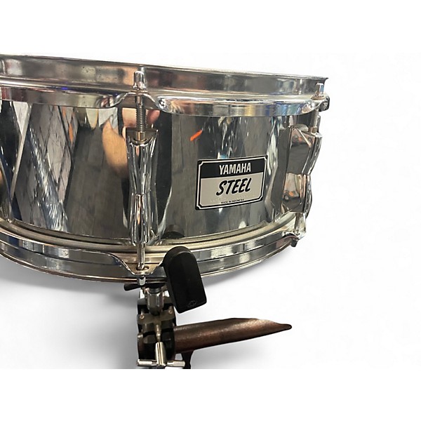 Used Yamaha 14in SD245A Chrome Silver Drum