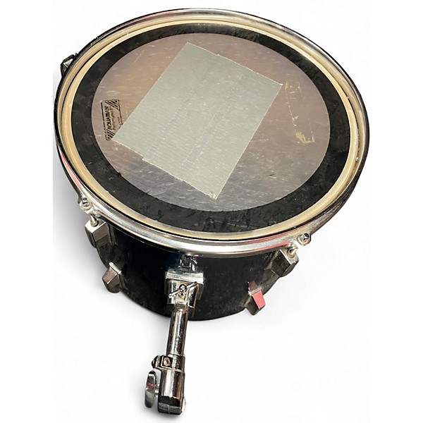 Used Aquarian 4 Piece PERCUSSION PLUS Black Drum Kit