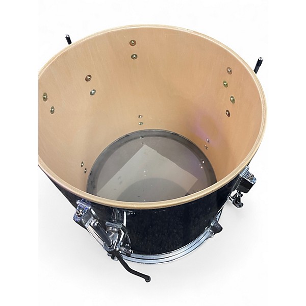 Used Aquarian 4 Piece PERCUSSION PLUS Black Drum Kit