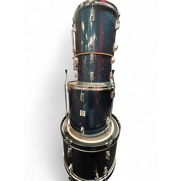 Used Aquarian 4 Piece PERCUSSION PLUS Black Drum Kit