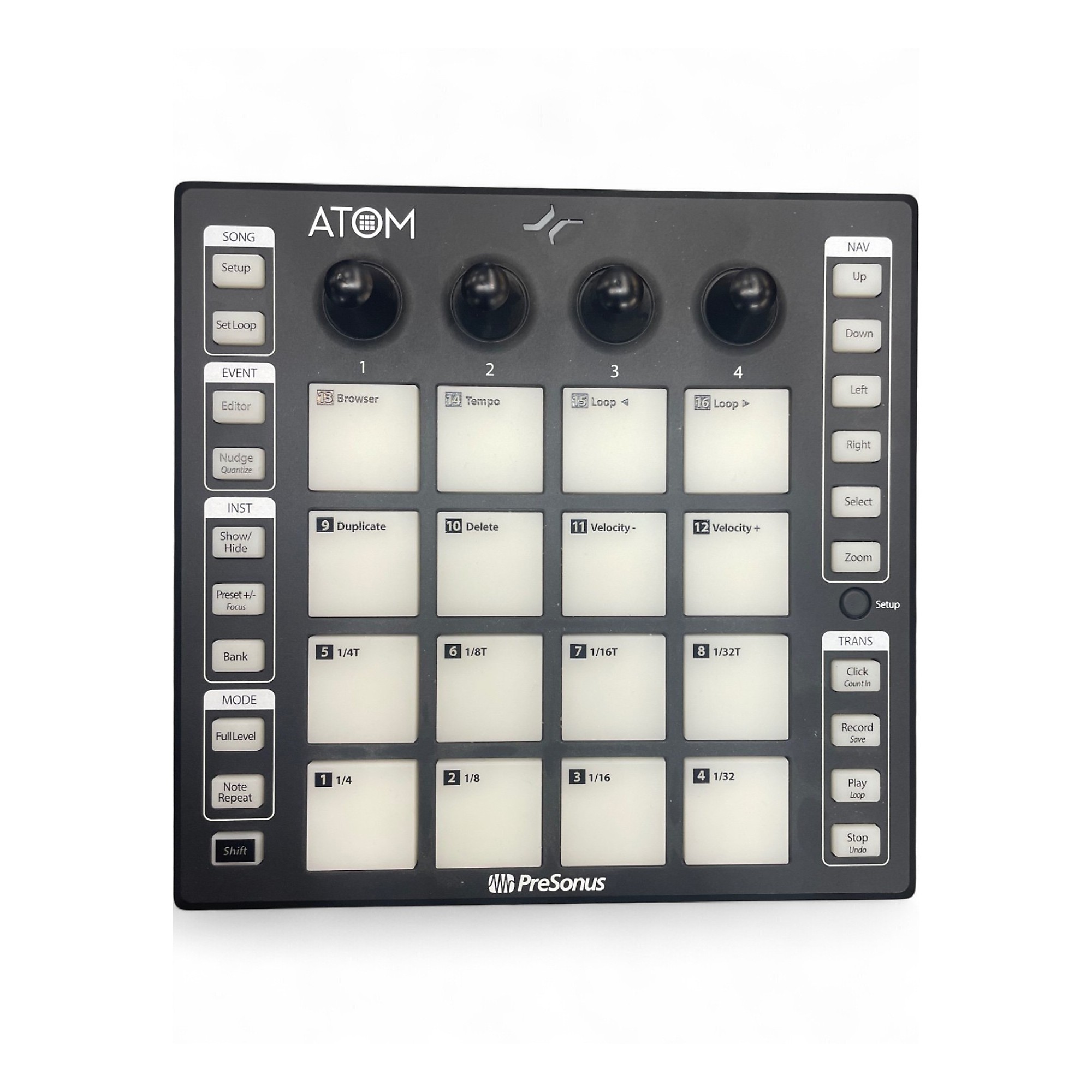 PreSonus ATOM MIDIコントローラー ATOM Controller – PreSonus